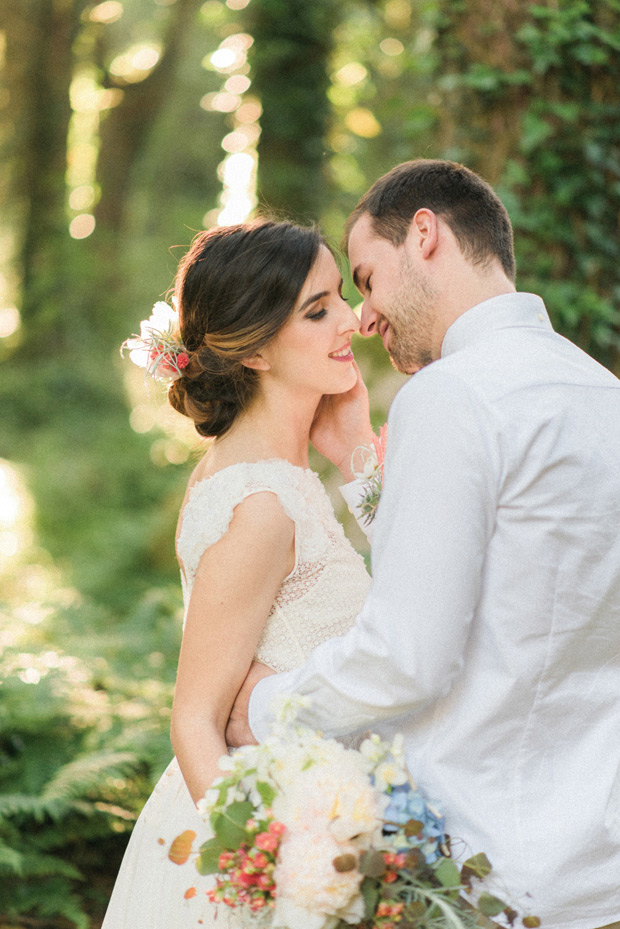 Beautiful forest elopement in Sintra Portugal by Adriana Morais // onefabday.com