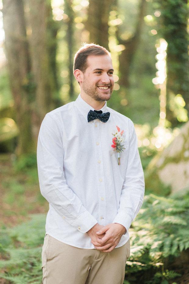 Beautiful forest elopement in Sintra Portugal by Adriana Morais // onefabday.com