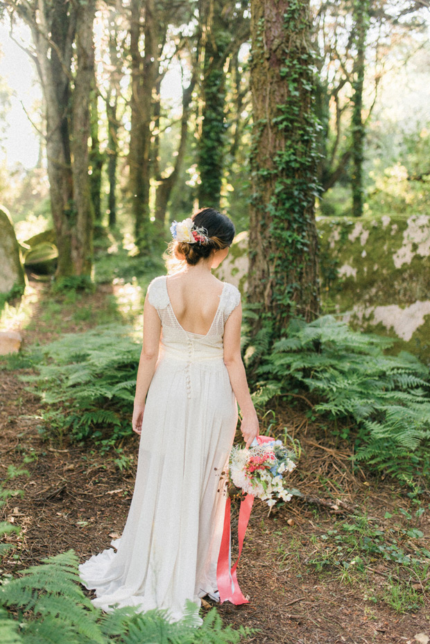 Beautiful forest elopement in Sintra Portugal by Adriana Morais // onefabday.com