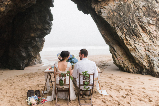 Beautiful forest elopement in Sintra Portugal by Adriana Morais // onefabday.com