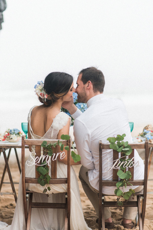 Beautiful forest elopement in Sintra Portugal by Adriana Morais // onefabday.com