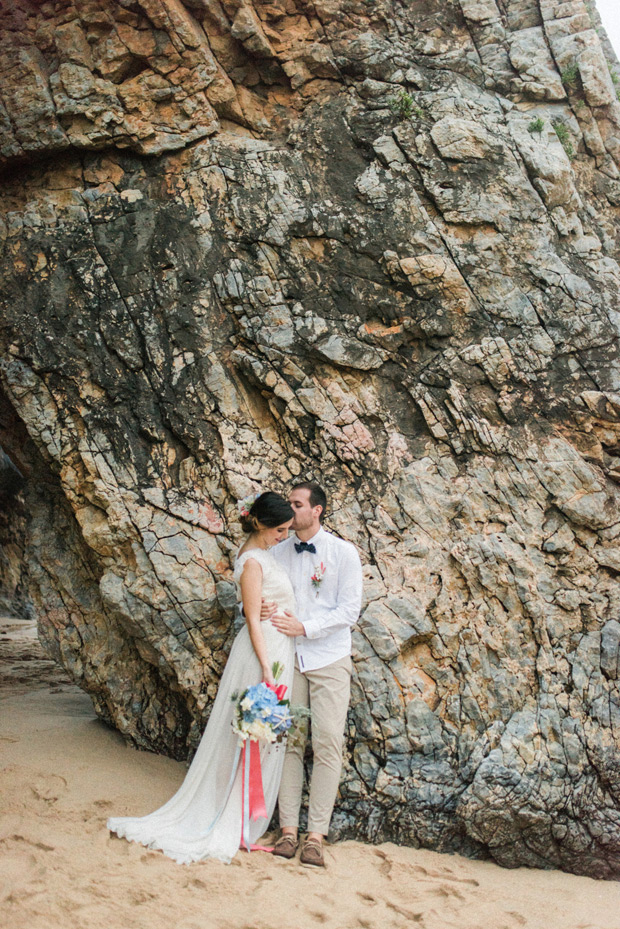 Beautiful forest elopement in Sintra Portugal by Adriana Morais // onefabday.com