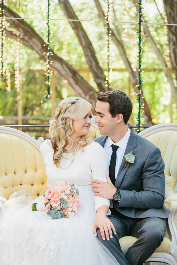 Magical outdoor garden wedding by Marianne Wilson // onefabday.com