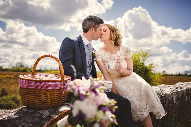 pretty vintage wedding in Ireland // onefabday.com