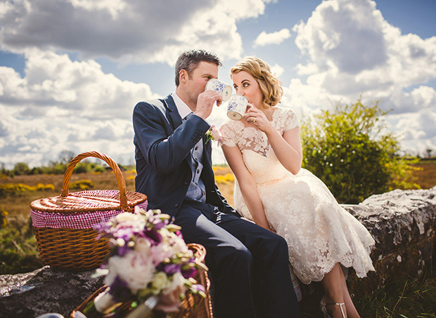 pretty vintage wedding in Ireland // onefabday.com