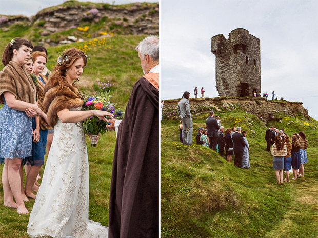 Stunning Irish Cliffs of Moher and Hotel Doolin wedding by MrsRedhead Photography // onefabday.com