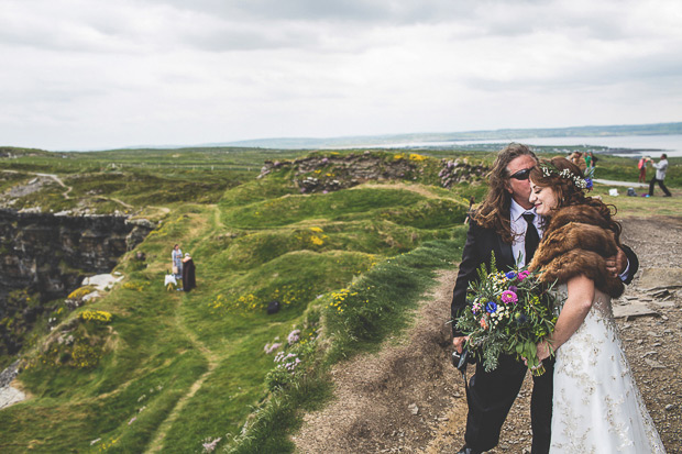 Stunning Irish Cliffs of Moher and Hotel Doolin wedding by MrsRedhead Photography // onefabday.com