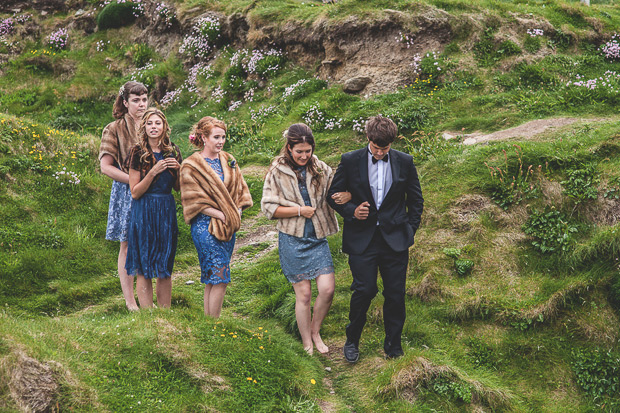 Stunning Irish Cliffs of Moher and Hotel Doolin wedding by MrsRedhead Photography // onefabday.com