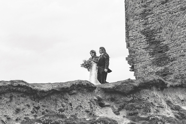 Stunning Irish Cliffs of Moher and Hotel Doolin wedding by MrsRedhead Photography // onefabday.com