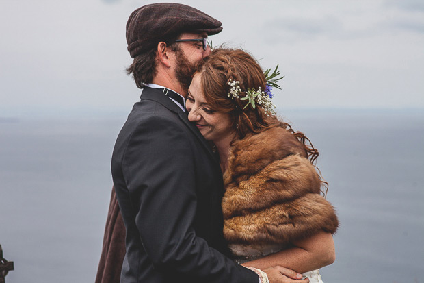 Stunning Irish Cliffs of Moher and Hotel Doolin wedding by MrsRedhead Photography // onefabday.com