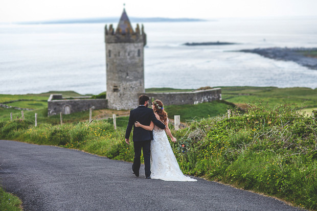 Stunning Irish Cliffs of Moher and Hotel Doolin wedding by MrsRedhead Photography // onefabday.com