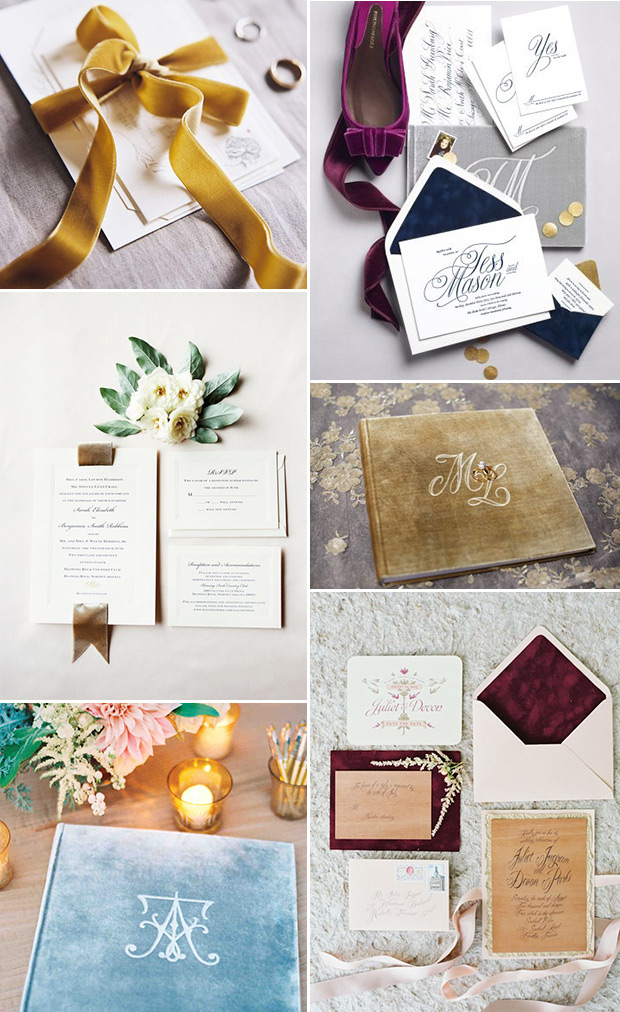 Lush Velvet Wedding Ideas | See more on onefabday.com