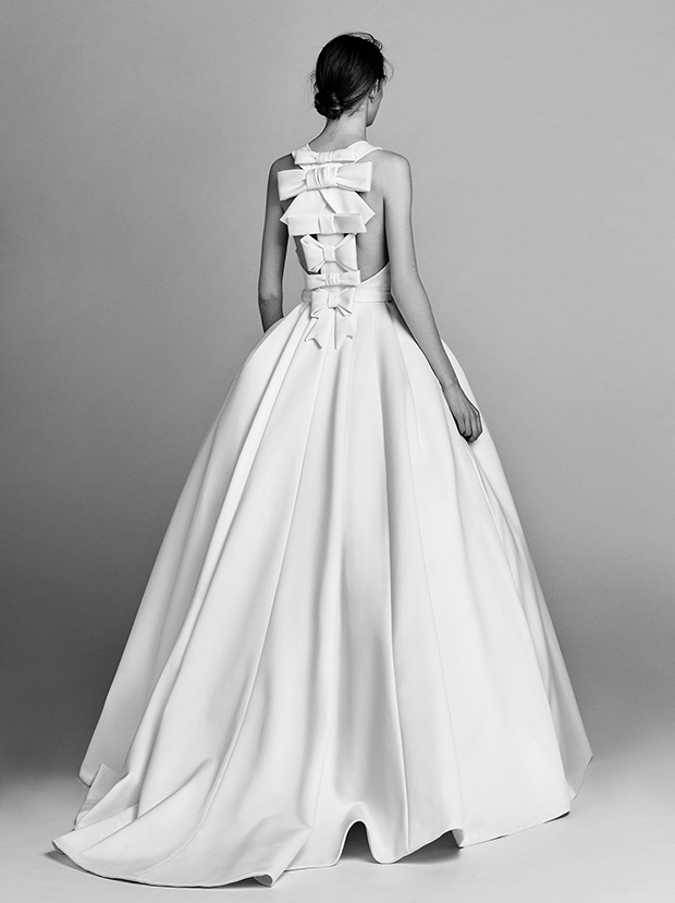 Bow Spine Gown from the debut Viktor & Rolf wedding dresses collection, Fall 2017 -  see the rest of the collection on onefabday.com