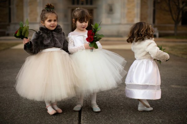 Cute winter flower girl outfit ideas | see them all on onefabday