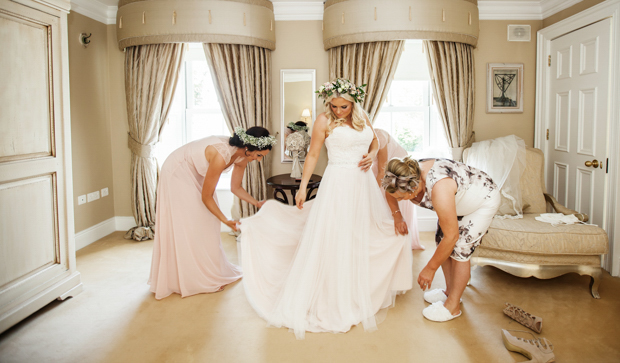 Ballymagarvey wedding, Elaine Barker Photography // onefabday.com