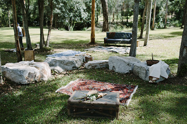 Beautiful boho picnic wedding by Heart and Colour // onefabday.com