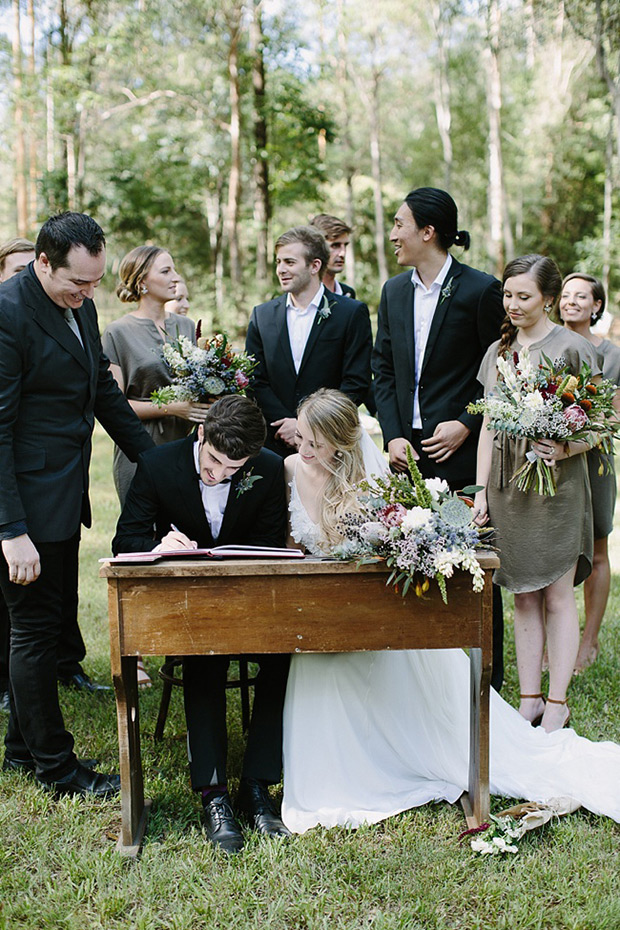 Beautiful boho picnic wedding by Heart and Colour // onefabday.com