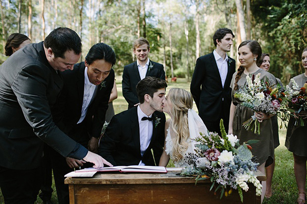 Beautiful boho picnic wedding by Heart and Colour // onefabday.com