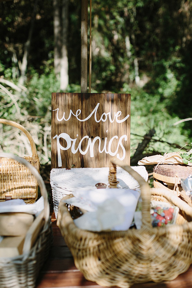 Beautiful boho picnic wedding by Heart and Colour // onefabday.com