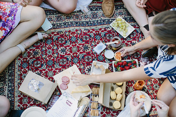 Beautiful boho picnic wedding by Heart and Colour // onefabday.com