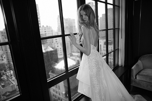 16-108 wedding dress from Berta Bridal Fall/Winter 2016 Collection - Structured wedding dress with deep v neckline - see the rest of the collection on onefabday.com