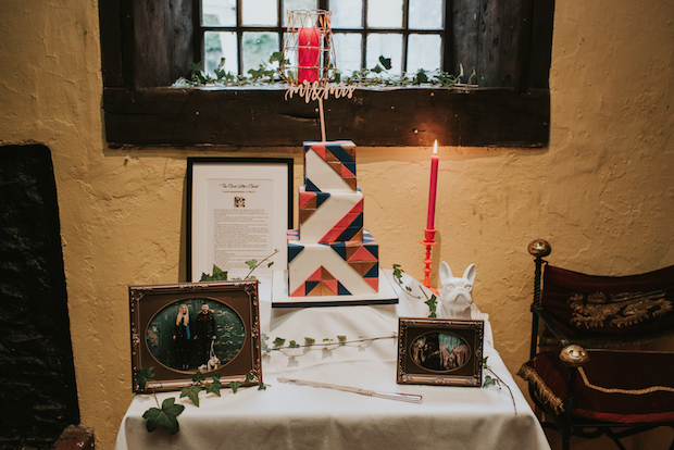 Colourful and Geometric wedding at Belleek Castle onefabday.com