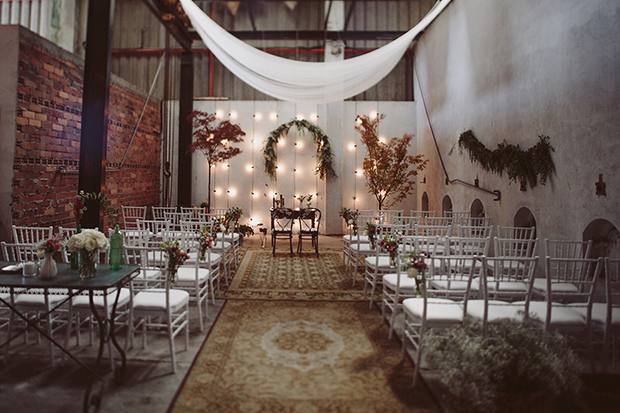 Costa da Morte fashionable wine cellar wedding // onefabday.com