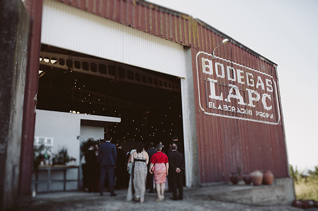 Costa da Morte fashionable wine cellar wedding // onefabday.com