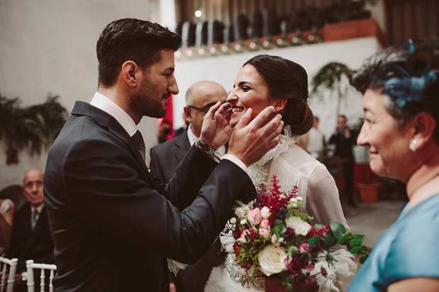 Costa da Morte fashionable wine cellar wedding // onefabday.com