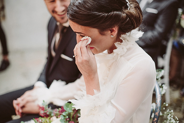 Costa da Morte fashionable wine cellar wedding // onefabday.com