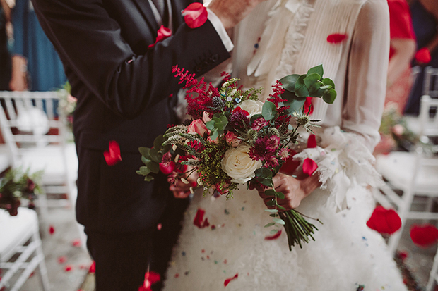 Costa da Morte fashionable wine cellar wedding // onefabday.com