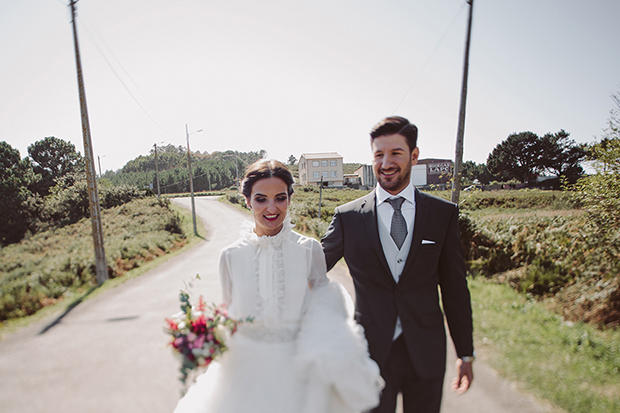 Costa da Morte fashionable wine cellar wedding // onefabday.com