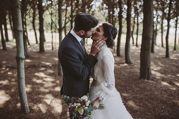 Costa da Morte fashionable wine cellar wedding // onefabday.com