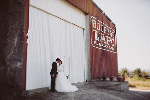 Costa da Morte fashionable wine cellar wedding // onefabday.com