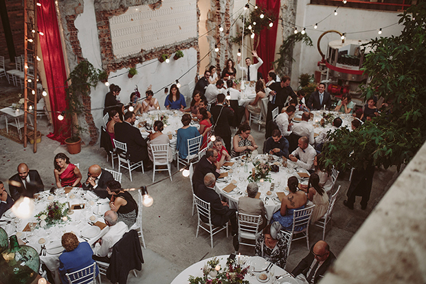 Costa da Morte fashionable wine cellar wedding // onefabday.com