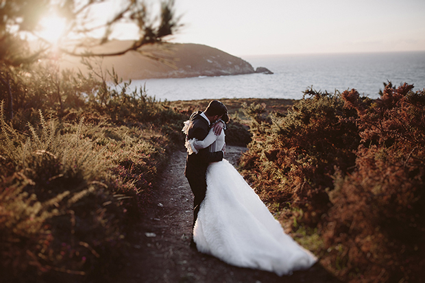 Costa da Morte fashionable wine cellar wedding // onefabday.com