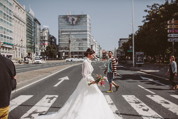 Costa da Morte fashionable wine cellar wedding // onefabday.com