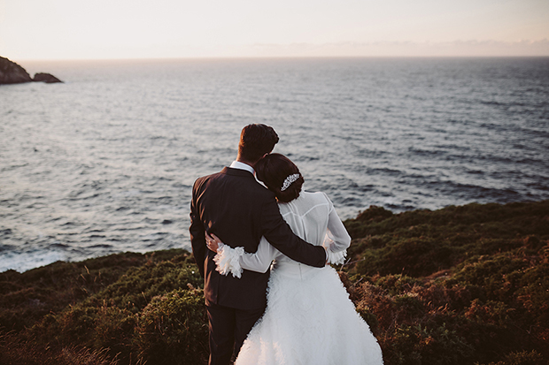 Costa da Morte fashionable wine cellar wedding // onefabday.com