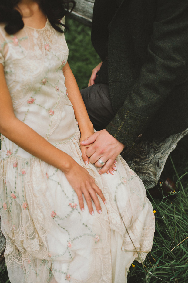 Beautiful vintage Ginninderry Homestead real wedding // onefabday.com