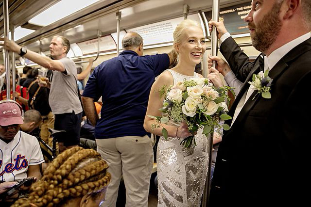 Super chic and stylish New York elopement by Stylish and Hip Weddings // onefabday.com