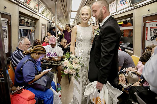 Super chic and stylish New York elopement by Stylish and Hip Weddings // onefabday.com