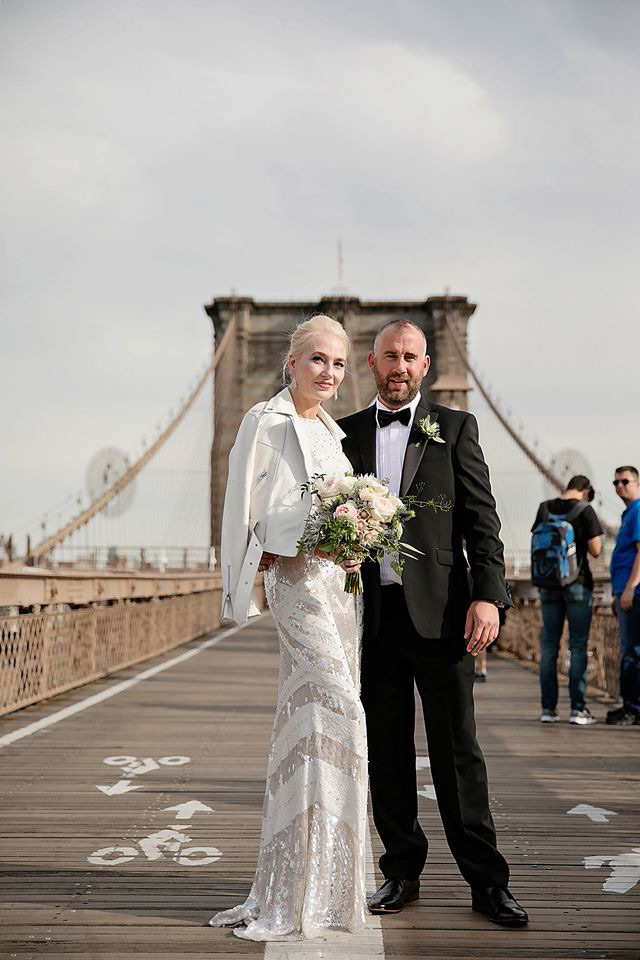 Super chic and stylish New York elopement by Stylish and Hip Weddings // onefabday.com