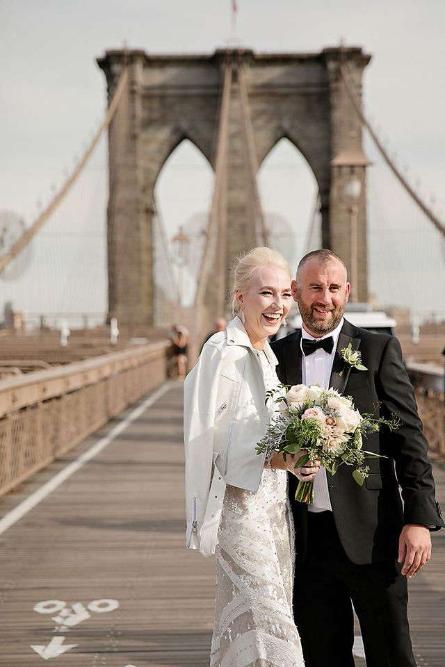 Super chic and stylish New York elopement by Stylish and Hip Weddings // onefabday.com