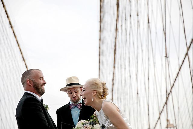 Super chic and stylish New York elopement by Stylish and Hip Weddings // onefabday.com