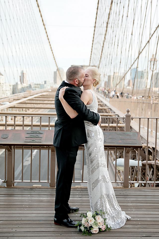 Super chic and stylish New York elopement by Stylish and Hip Weddings // onefabday.com