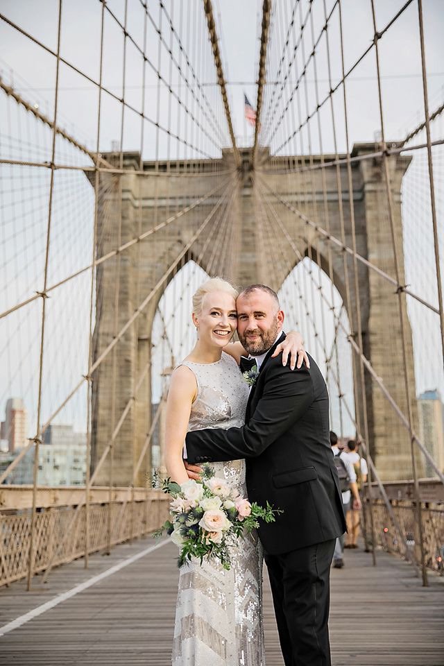 Super chic and stylish New York elopement by Stylish and Hip Weddings // onefabday.com