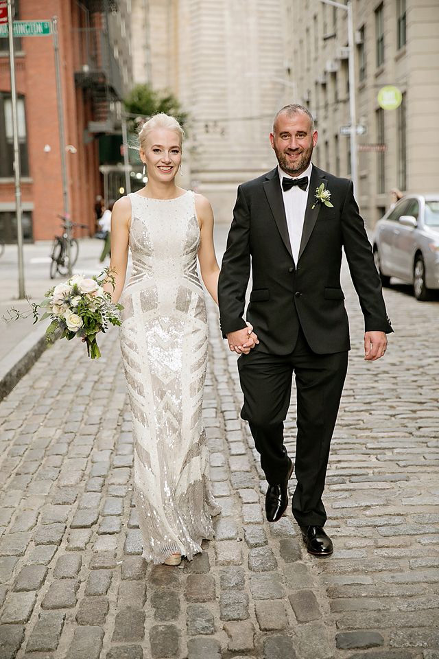 Super chic and stylish New York elopement by Stylish and Hip Weddings // onefabday.com