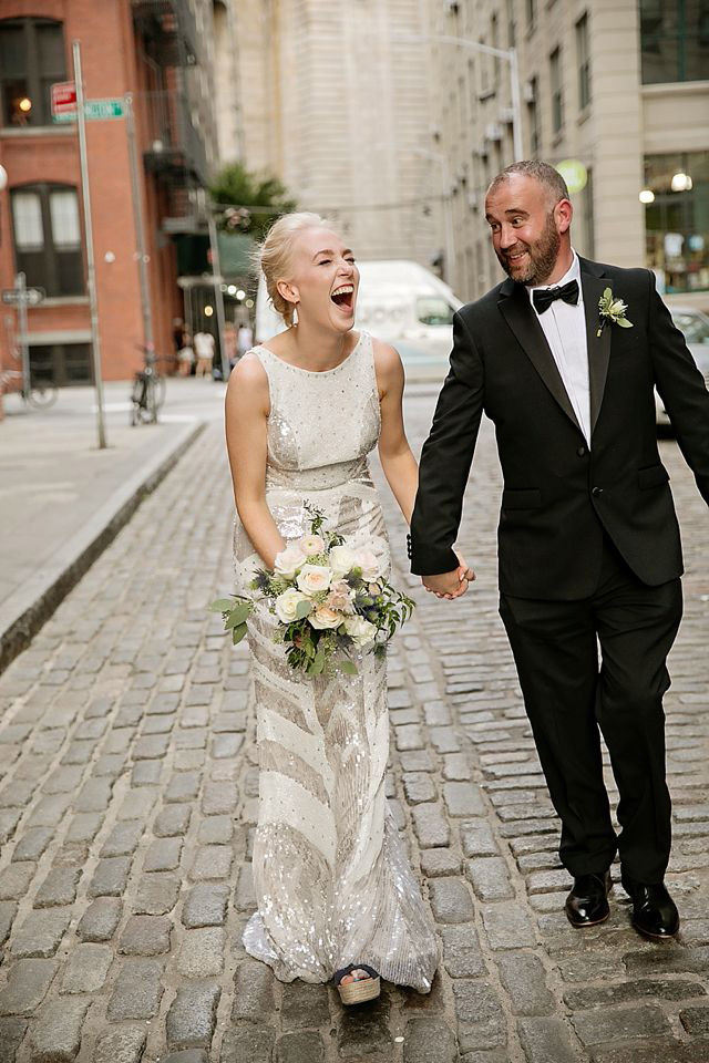 Super chic and stylish New York elopement by Stylish and Hip Weddings // onefabday.com