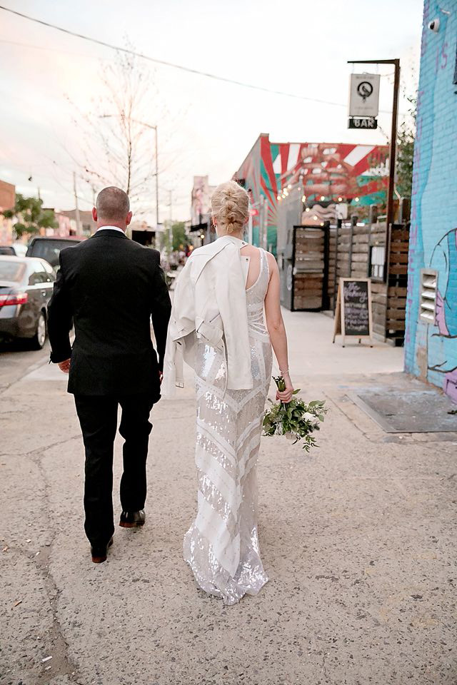 Super chic and stylish New York elopement by Stylish and Hip Weddings // onefabday.com