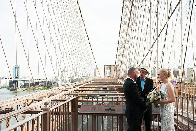 Super chic and stylish New York elopement by Stylish and Hip Weddings // onefabday.com